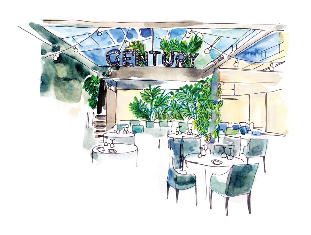 restaurant sketch